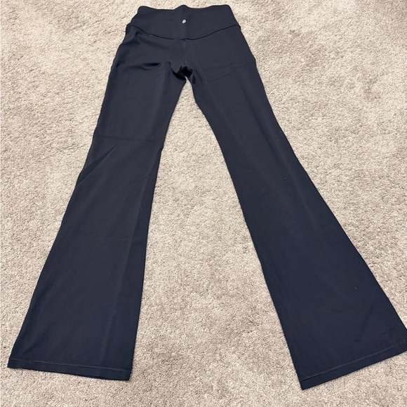 CRZ YOGA Women's Classic Black Flare Pants - Picture 5 of 6